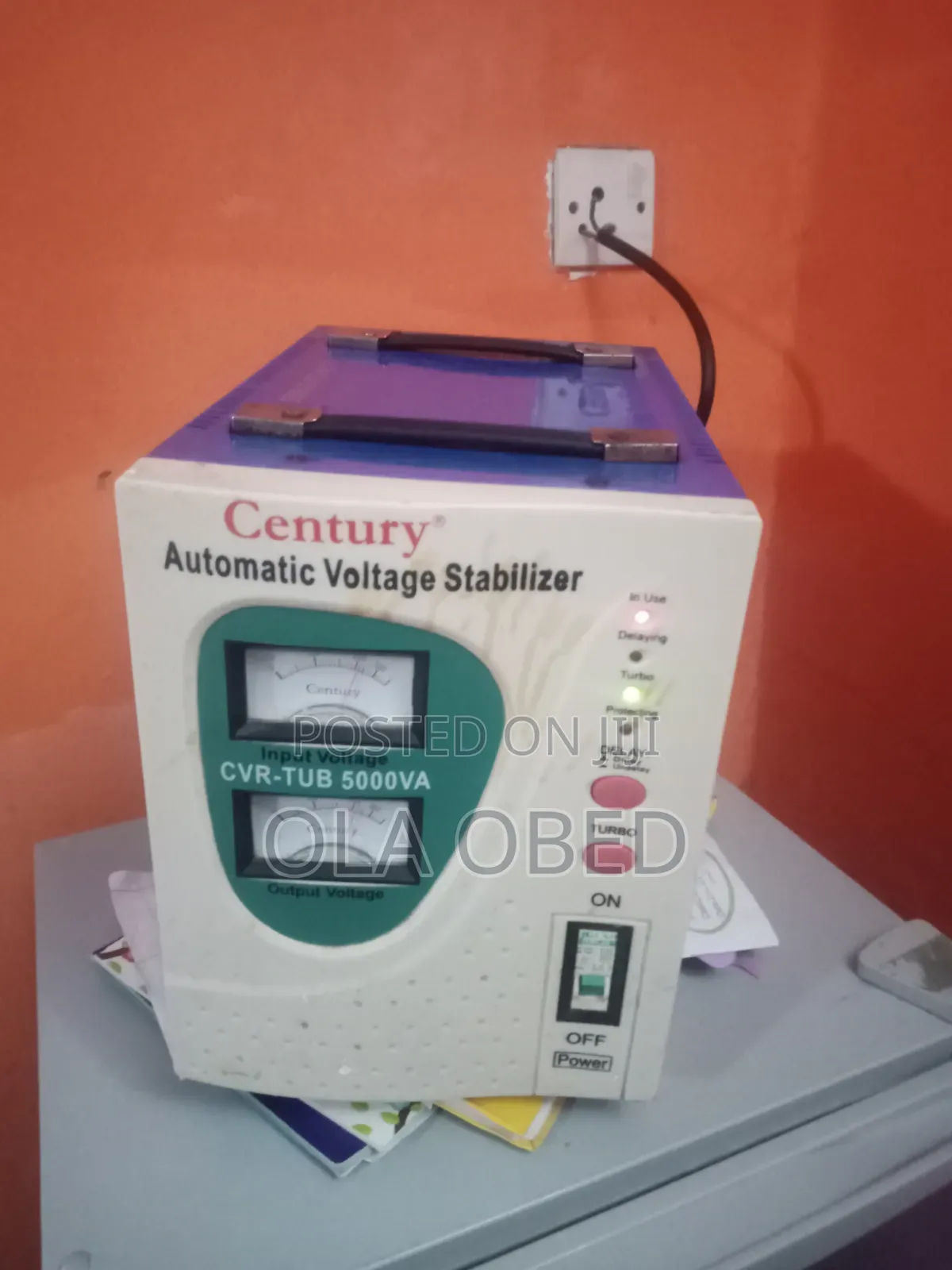 Few Months Used Century Stabilizer 5kva