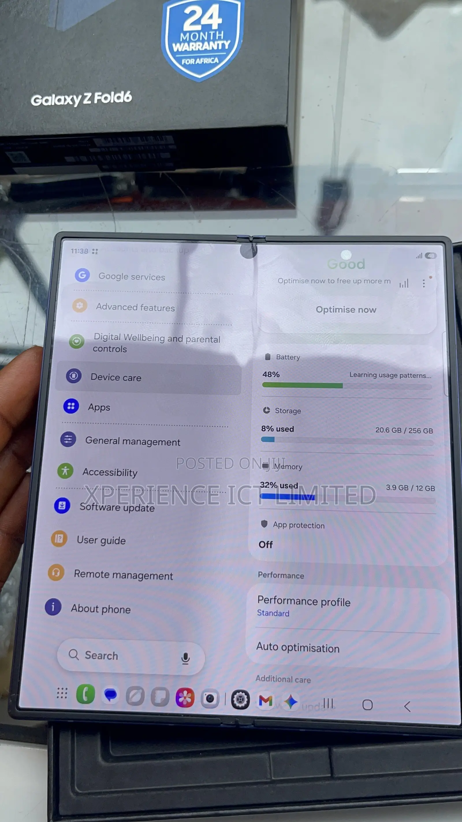 Samsung Galaxy Z Fold6 256 GB Blue