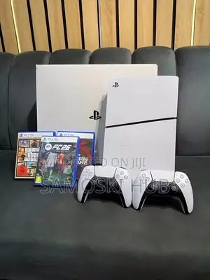 PS5 Slim 2 Pads + FC 26 + GTA v + COD MW