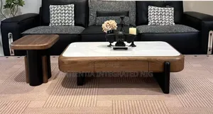 Two in One Centre Table With Marble