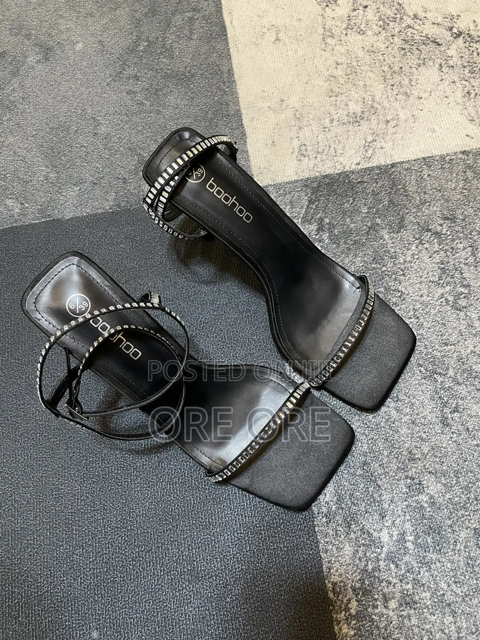Boohoo Rhinestone Heels