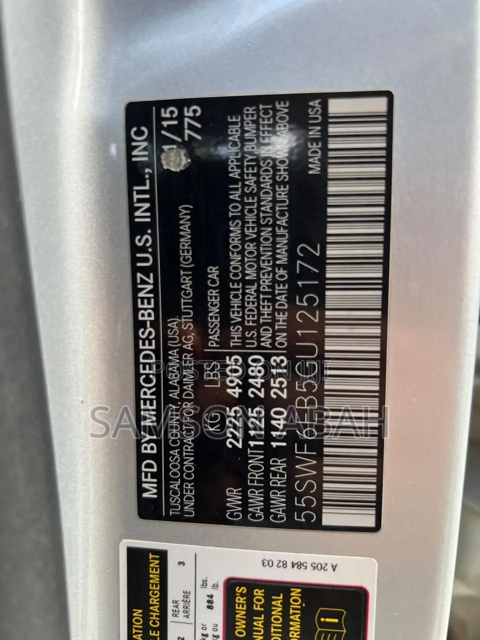 Mercedes-Benz C450 2016 Silver