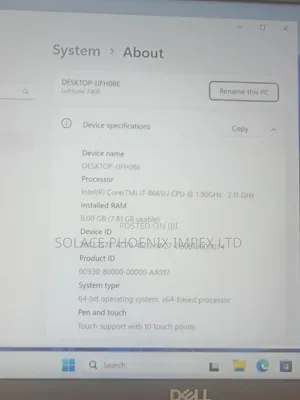 Laptop Dell Latitude 7400 8GB Intel Core i7 SSD 256GB