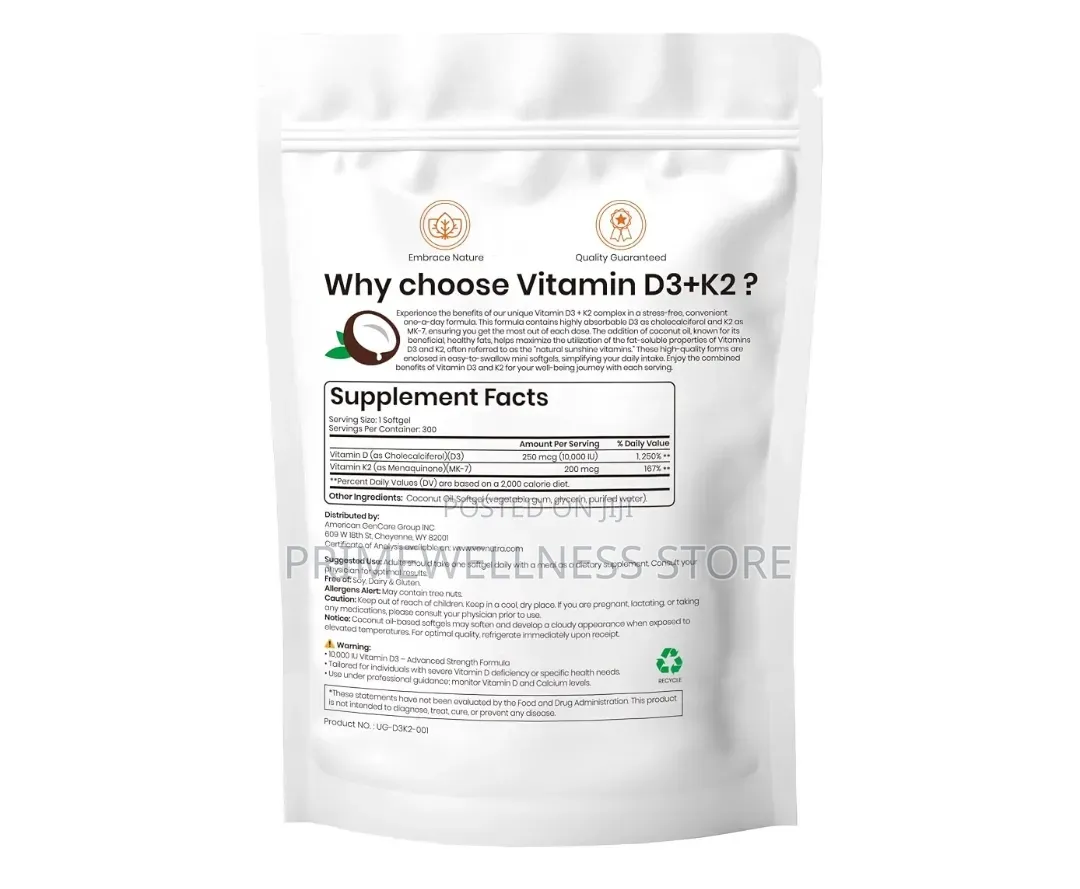 Vitamin D3 & K