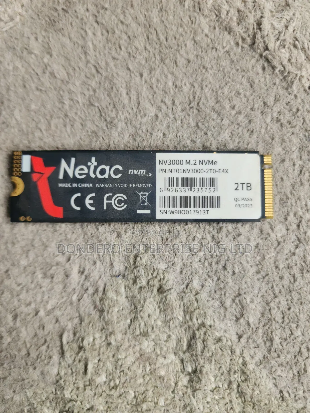 Netac SSD NVMe SSD 2TB M.2 PCle Internal Solid State Hard Drive Disk