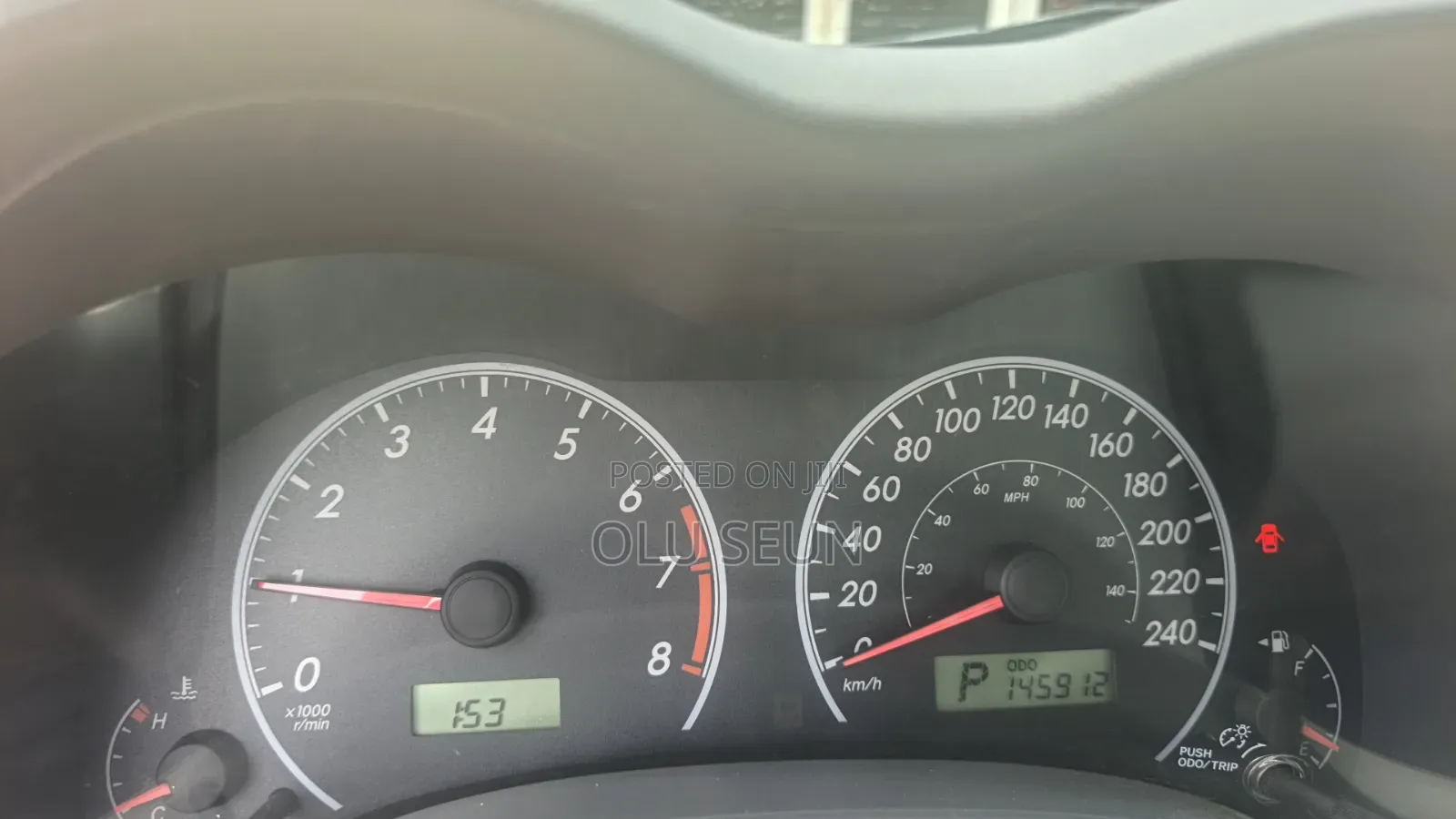 Toyota Corolla 2008 Red