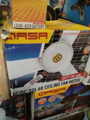 Qasa 56inches AC/Dc Solar Ceiling Fan