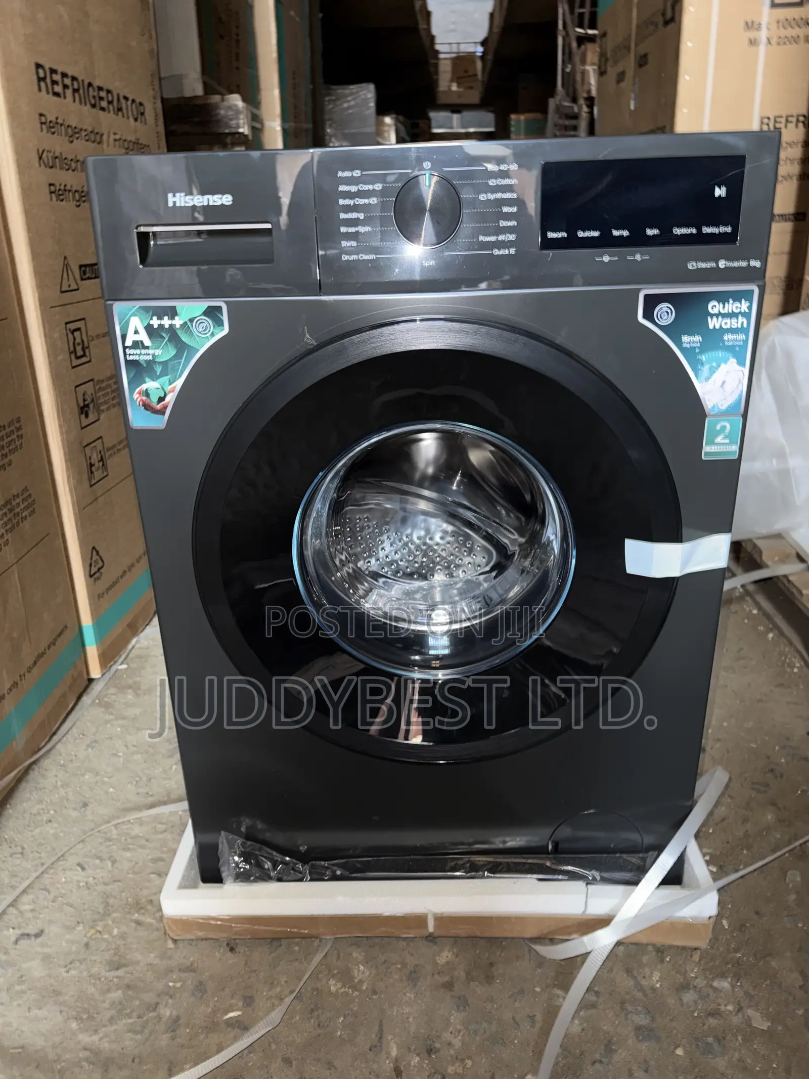 Hisense Wm 8kg Wash and Spin Front Load Automatic
