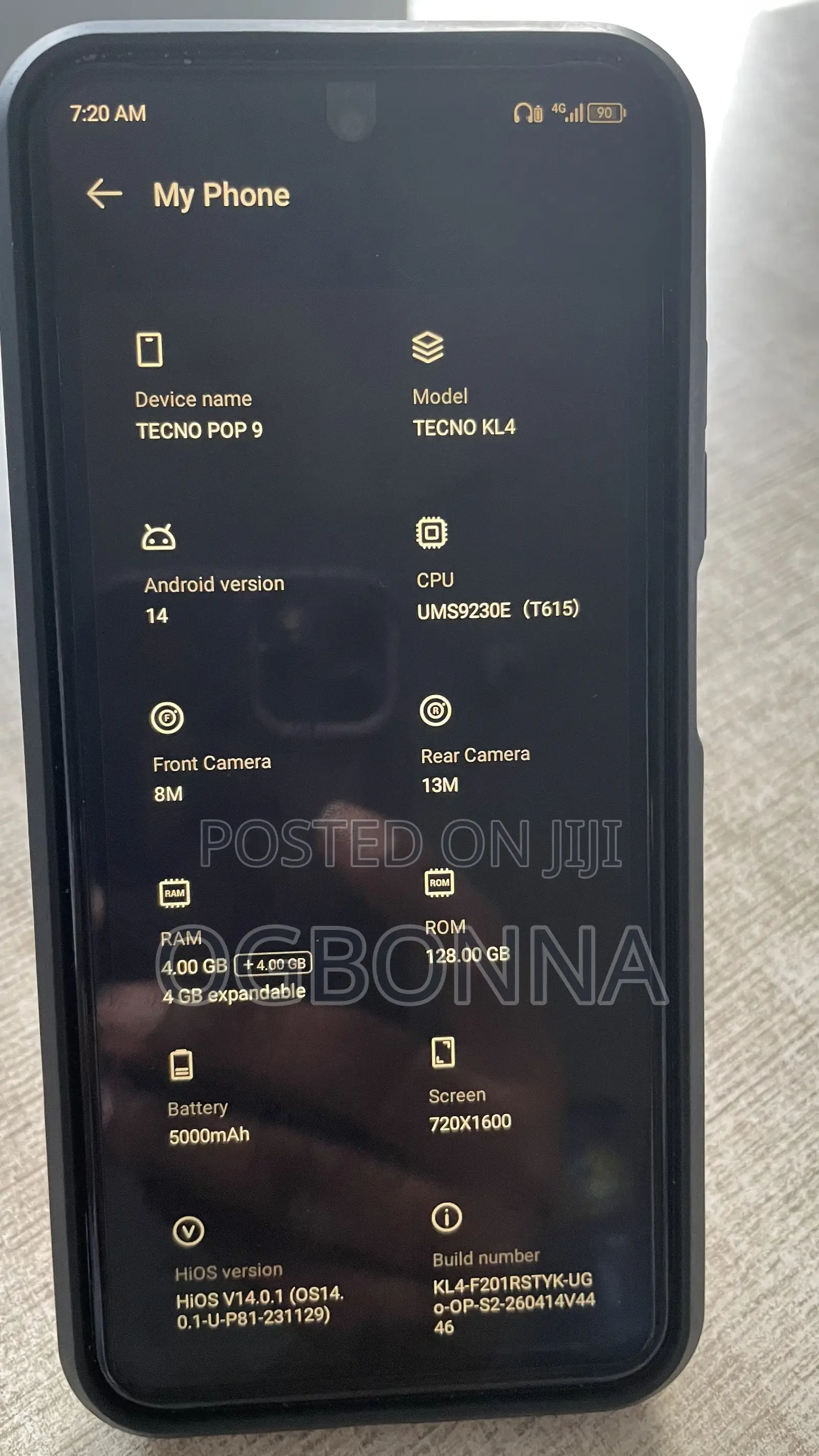 Tecno Pop 9 128 GB Gray