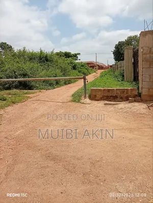A Plot of Land at Ayegun Close to Bus Stop Behind Harmony Secondary
