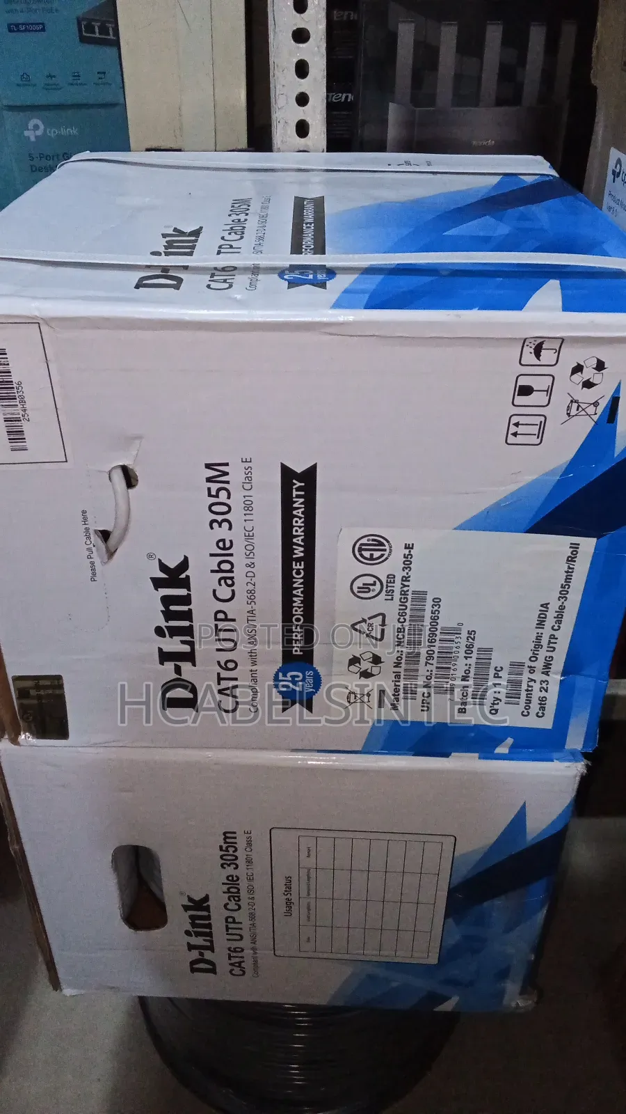 D-Link Cat6 UTP 23AWG Cable