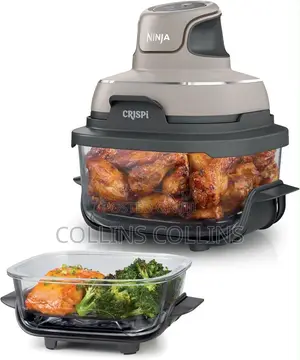 Ninja CRISPi 3.8L 4-in-1 Glass Air Fryer, Stone FN101UKST