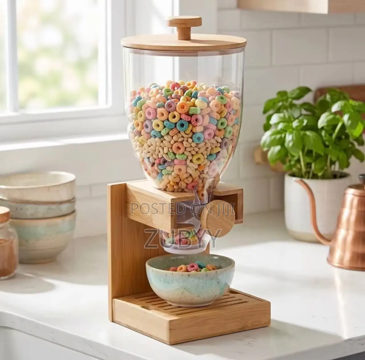 3.5L Bamboo Cereal Dispenser
