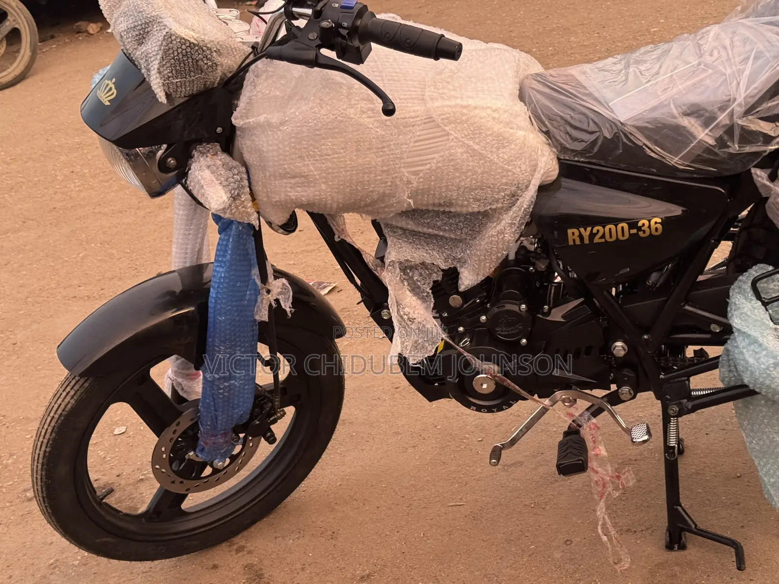 New Royal Motorcycle 2026 Black