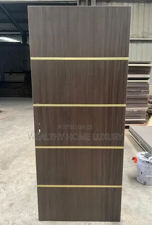 Premium HDF Wooden Interior Door With Complete Accessories