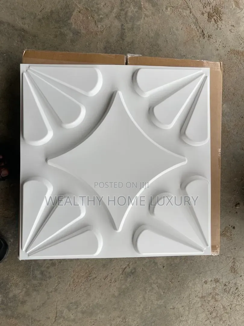 High Quality Premium 3D PVC Wall Panels - Diamond Geometric Design