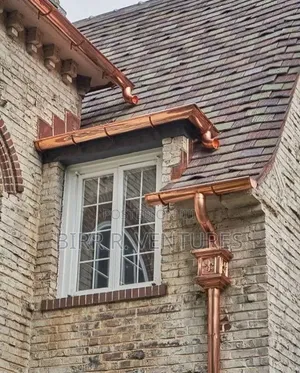 Copper Gutter Installation