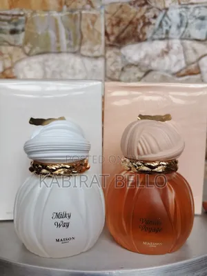 50ml Vanilla Voyage and Milky Ways Perfume