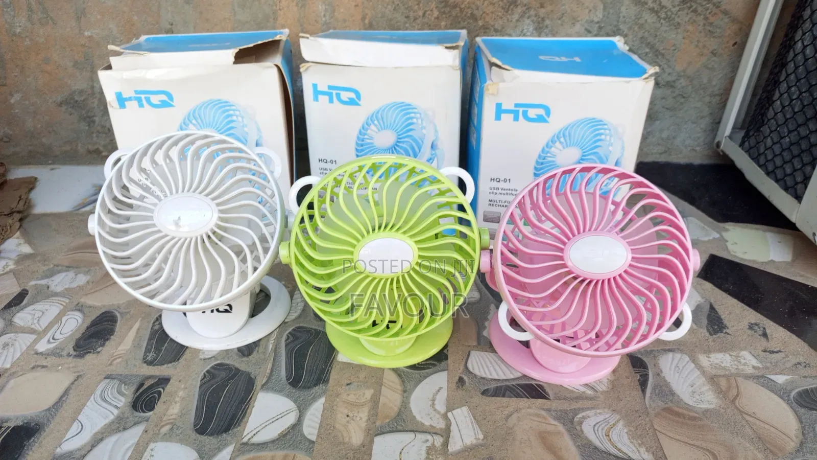 Rechargeable Mini Clip Fan