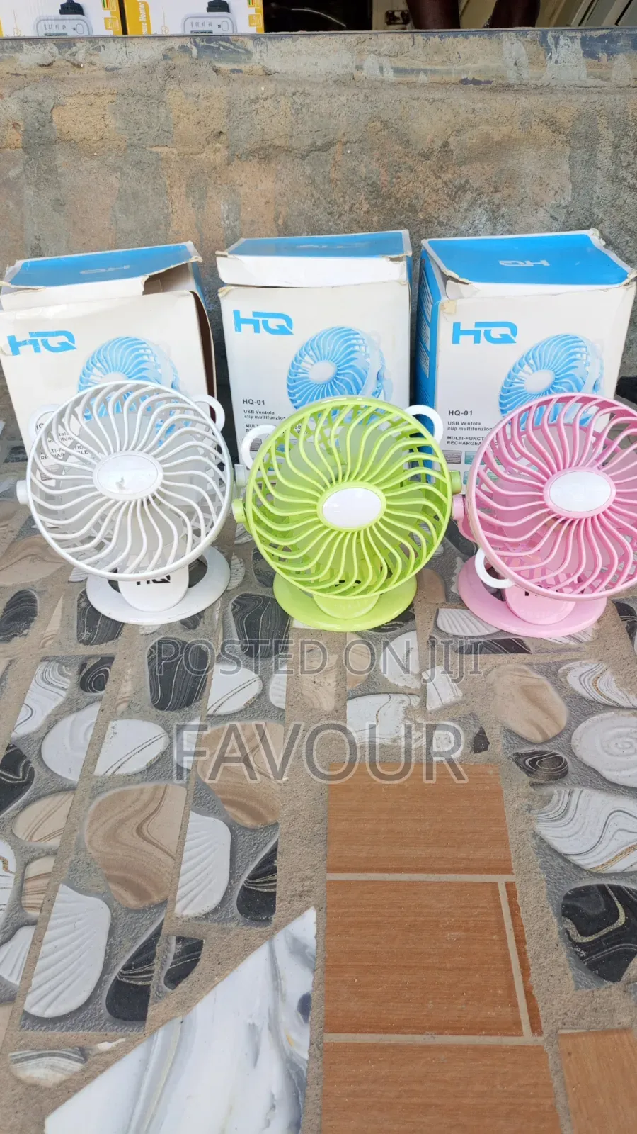 Rechargeable Mini Clip Fan