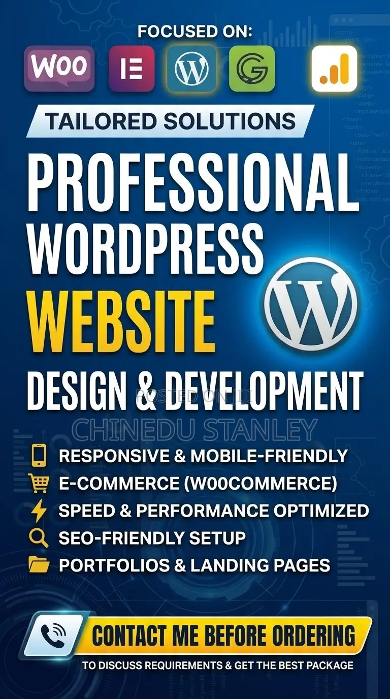 Professional Responsive Wordpress Website