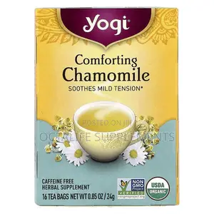 Yogi Tea, Comforting Chamomile, Caffeine Free, 16 Tea Bags (24 G)