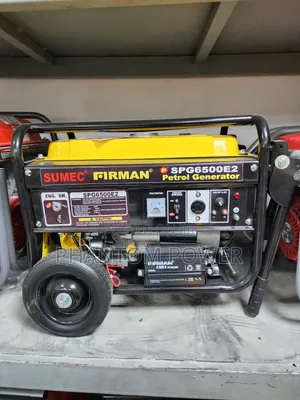 SPG6500E2 Sumec Firman 4.5kva Petrol Generator [Black & Yellow Design]