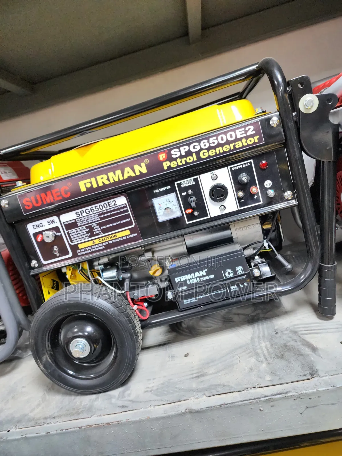 Original Sumec Firman SPG6500E2 4.5kva Petrol Generator >[engraved]<