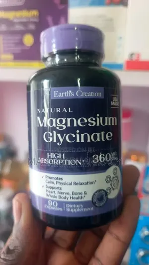 Earth' S Creation Natural Magnesium Glycinate 360mg