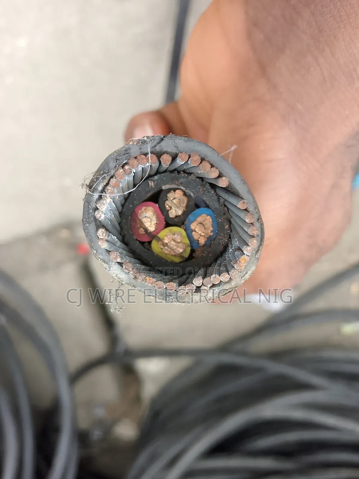 25mm 4core Armored Cable