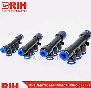 Pneumatic Air Hose Multi-Way Push-in Connector | Quick Fitting