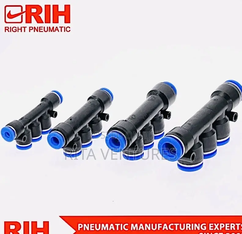 Pneumatic Air Hose Multi-Way Push-in Connector | Quick Fitting