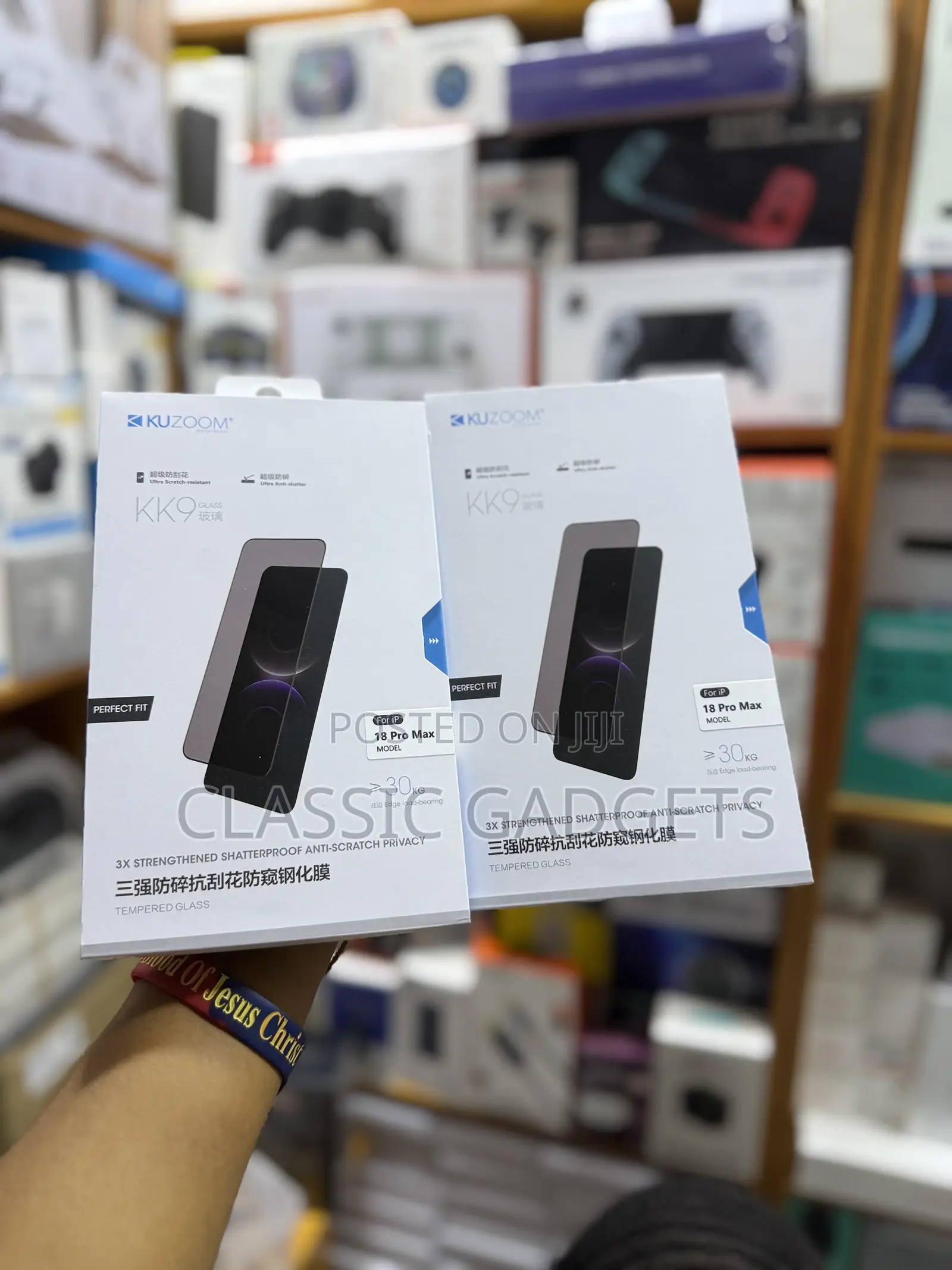 Kuzoom Kk9 Privacy Screen Protector for iPhone 18 Pro Max/ 18 Pro