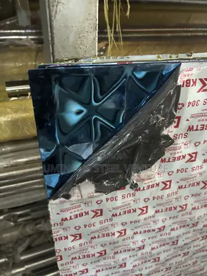 Stainless Steel Sheet Flat Blue Color Design for Any of Your Work