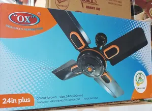 Ox Plus Ceiling Fan, 24 Inches.