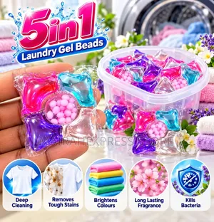 Multi-Compartment 5-in-1 Laundry Detergent Gel Pods