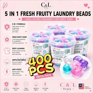Multi-Compartment 5-in-1 Laundry Detergent Gel Pods