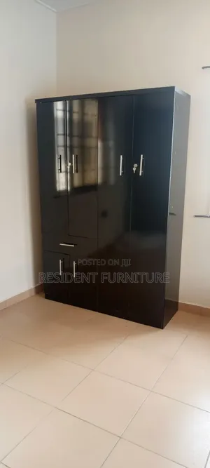 4 Feet Black Wardrobe