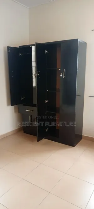 4 Feet Black Wardrobe