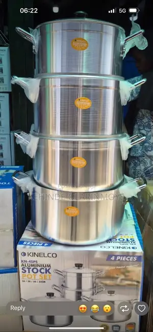 Kinlenco 4 Set Aluminum Pot