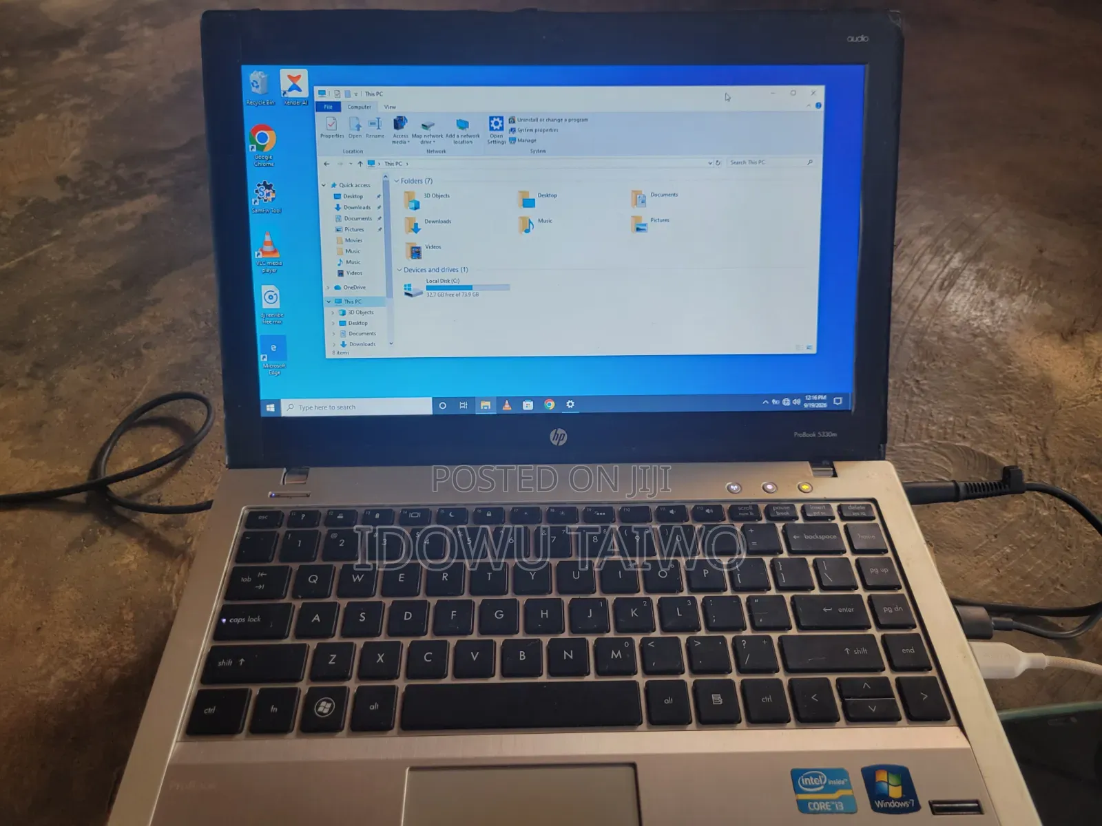 Laptop HP ProBook 5330M 8GB Intel Core i3 HDD 72GB