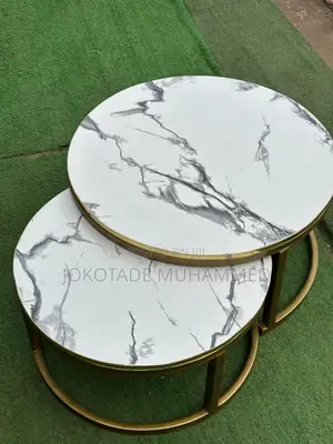 Elegant Gold Marble Center Table – Brand New & Built to Last!