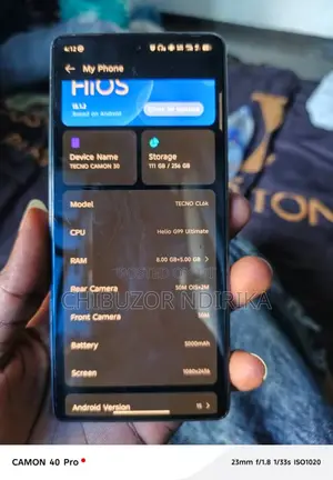 Tecno Camon 30 256 GB Blue