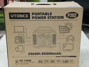 300W Power Station 296Wh 80000mAh Lithium Battery Solar Generator