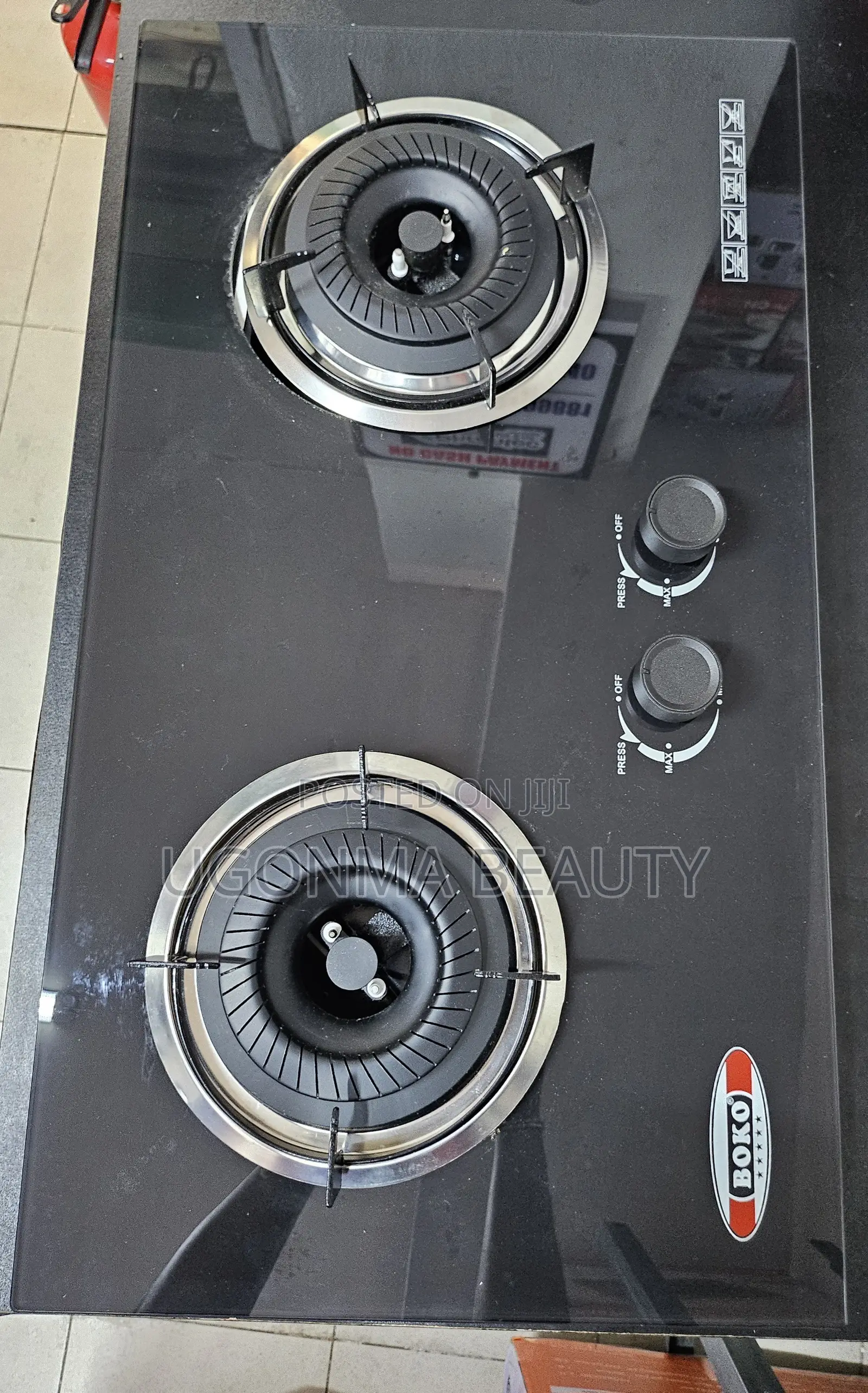 2 Bunner Inbuilt Gas Cooker