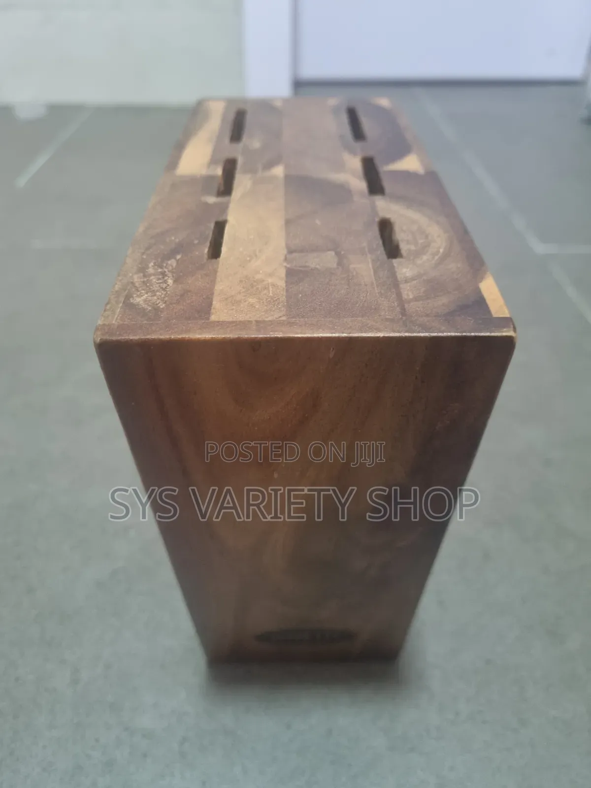 Acacia Wood Knife Holder