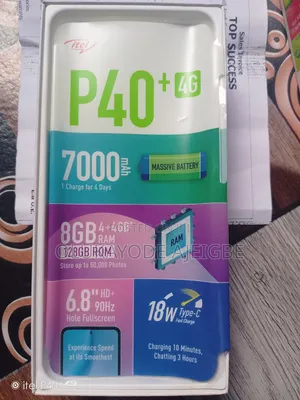Itel P40+ 128 GB Blue