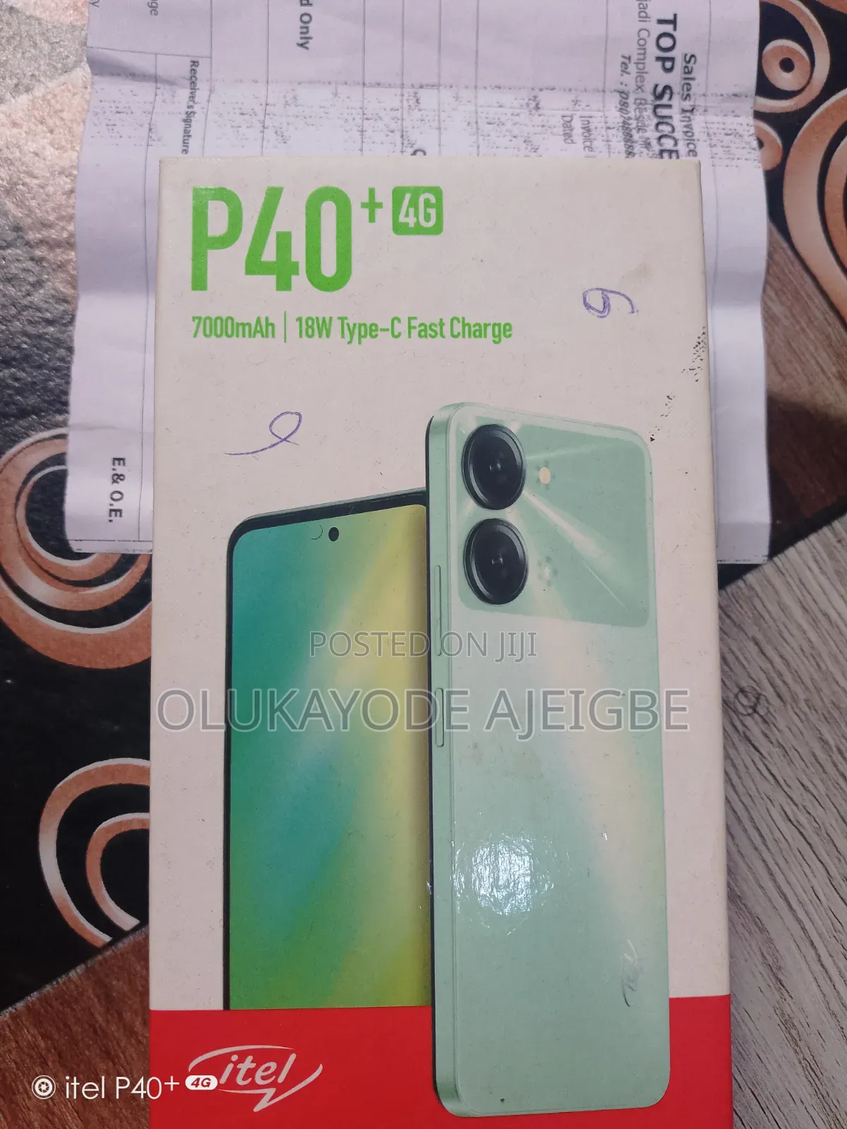 Itel P40+ 128 GB Blue
