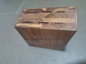 Acacia Wood Knife Holder