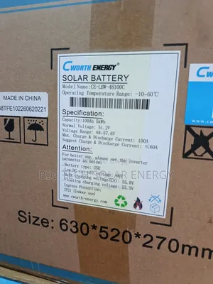5kwh 51.2 Cworth Lithium Battery